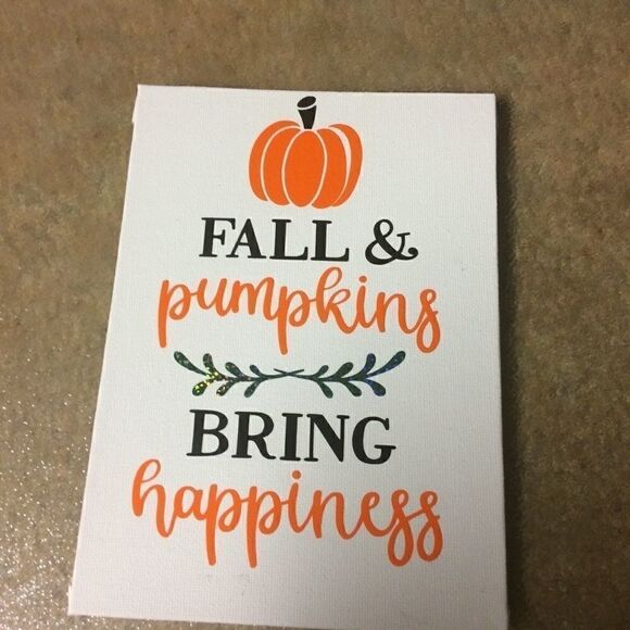 Fall farmhouse canvas picture  - Picture 1 of 2